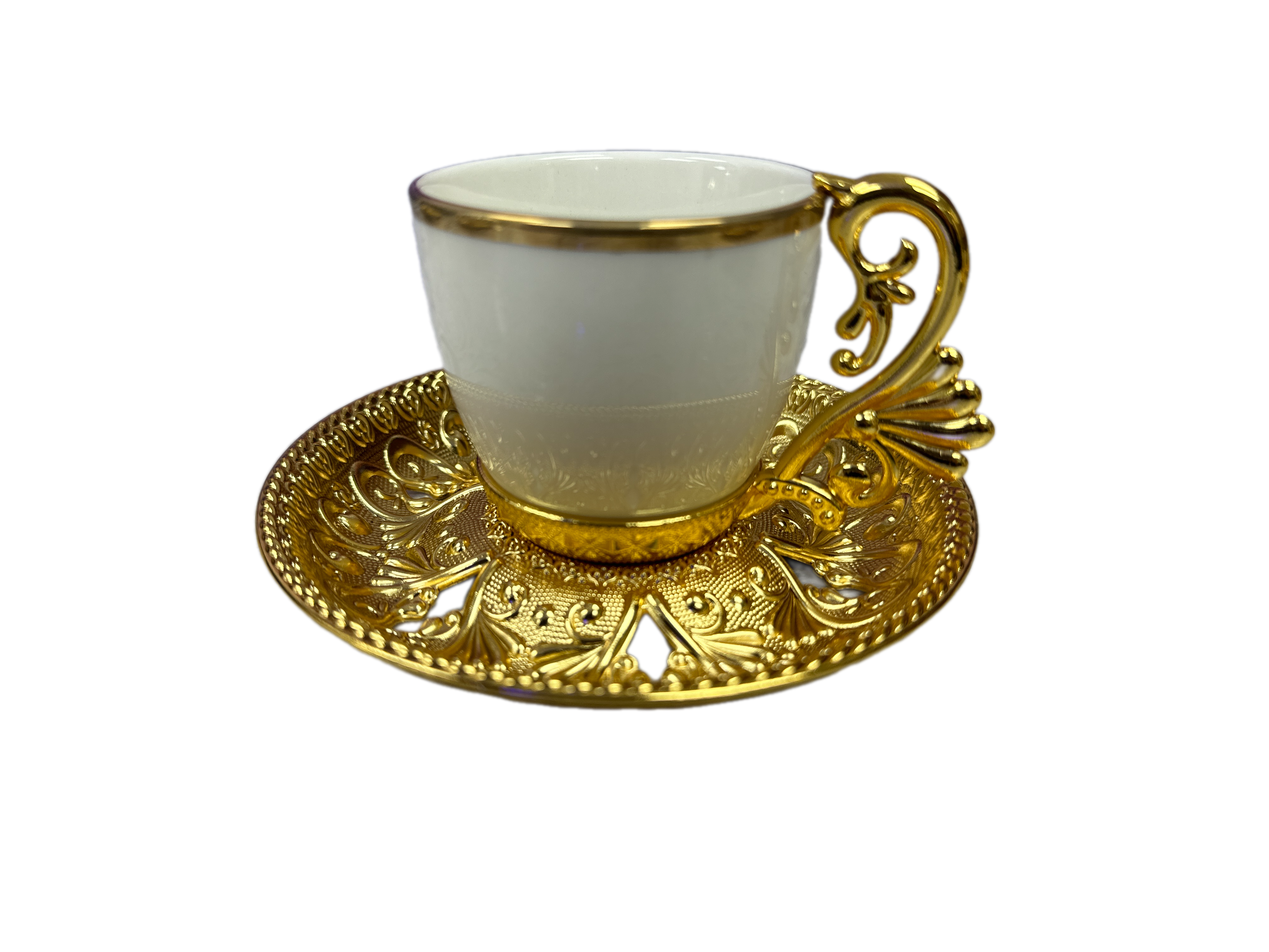 Arabic & Turkish coffee cups sets of 6 with gold stylish