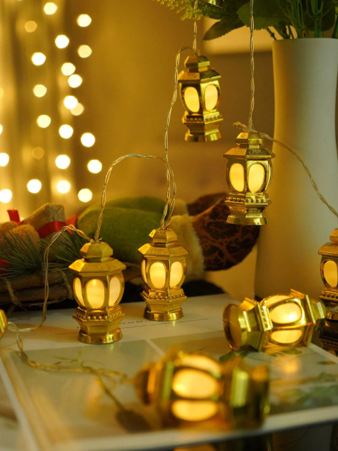 Eid Ramadan Moon Star Fairy Lights, Ramadan Lights, Ramadan String Lights, Ramadan Decor,s, Ramadan Lantern, Home Decor